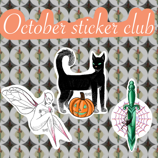 October sticker club