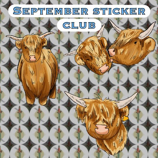 September sticker club
