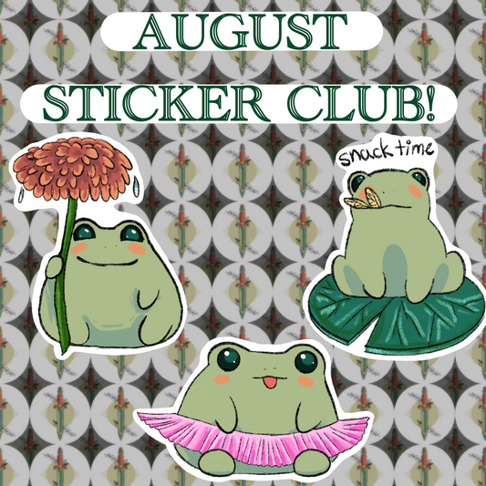 August sticker club