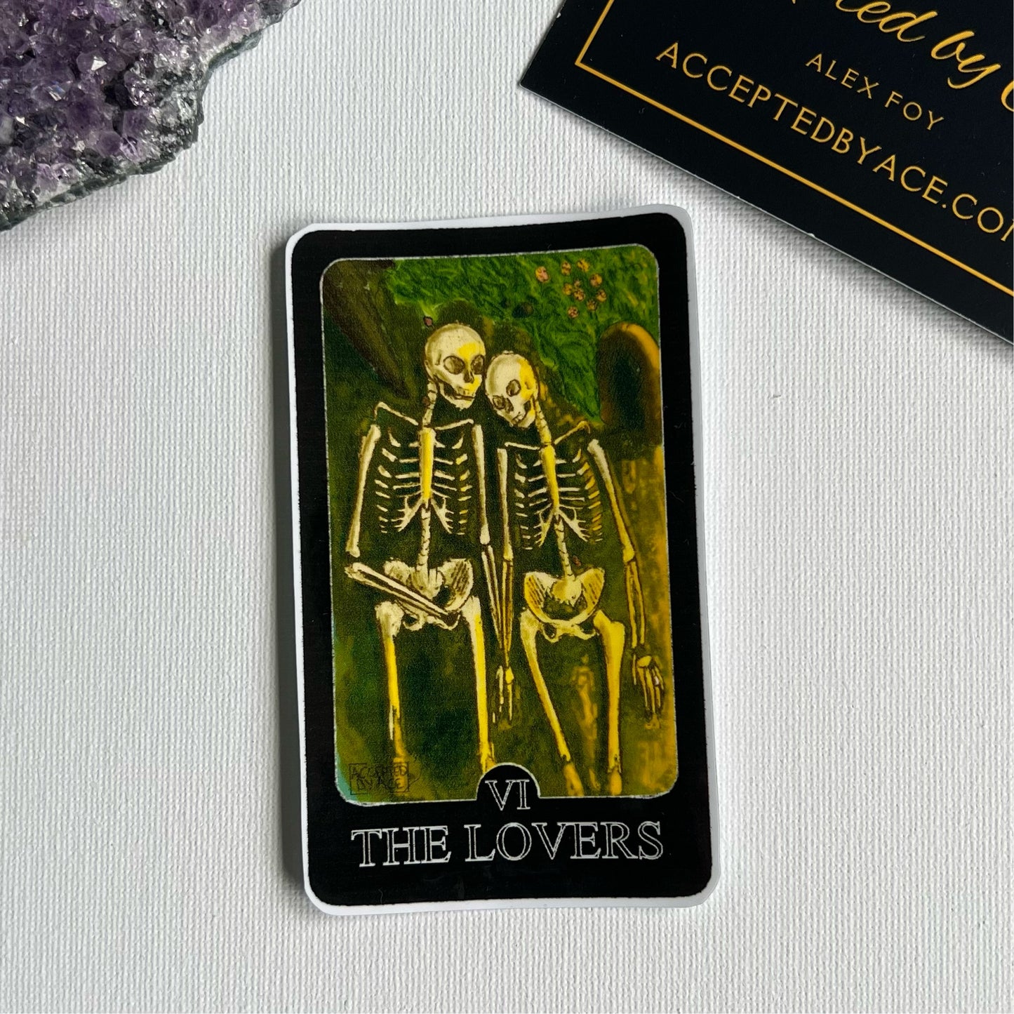 The lovers tarot sticker